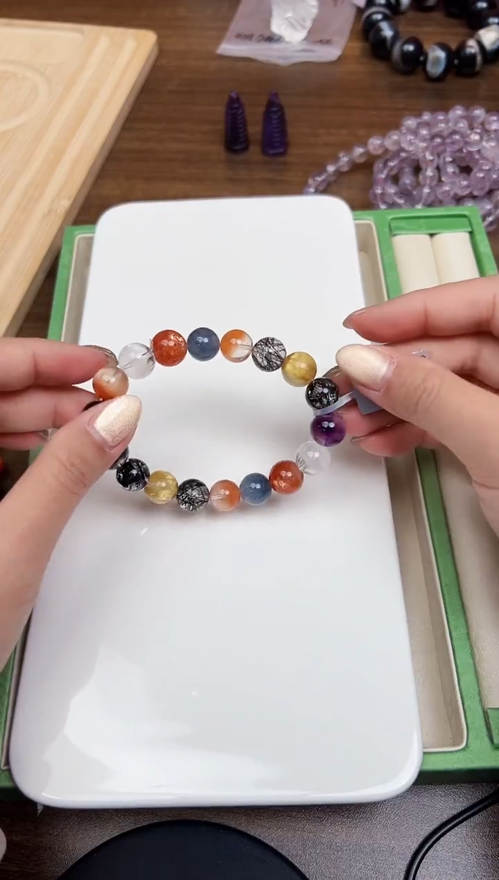 未镶嵌手链水晶悦4176