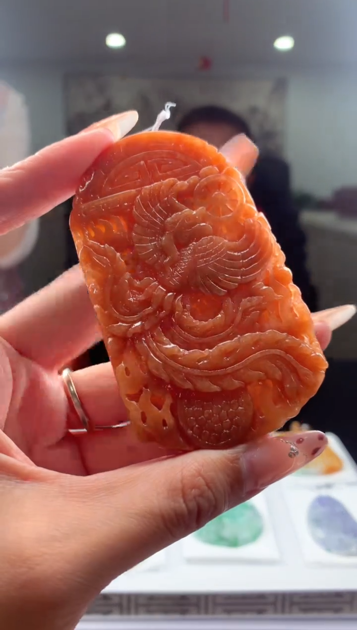 【闪购商品】定制翡翠未镶嵌挂件发货（拍一发一）