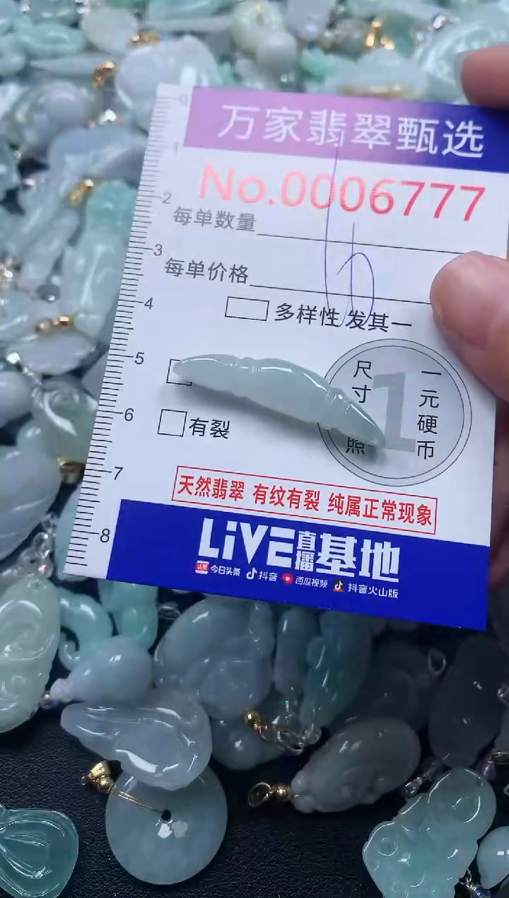 颈饰未镶嵌翡翠6777