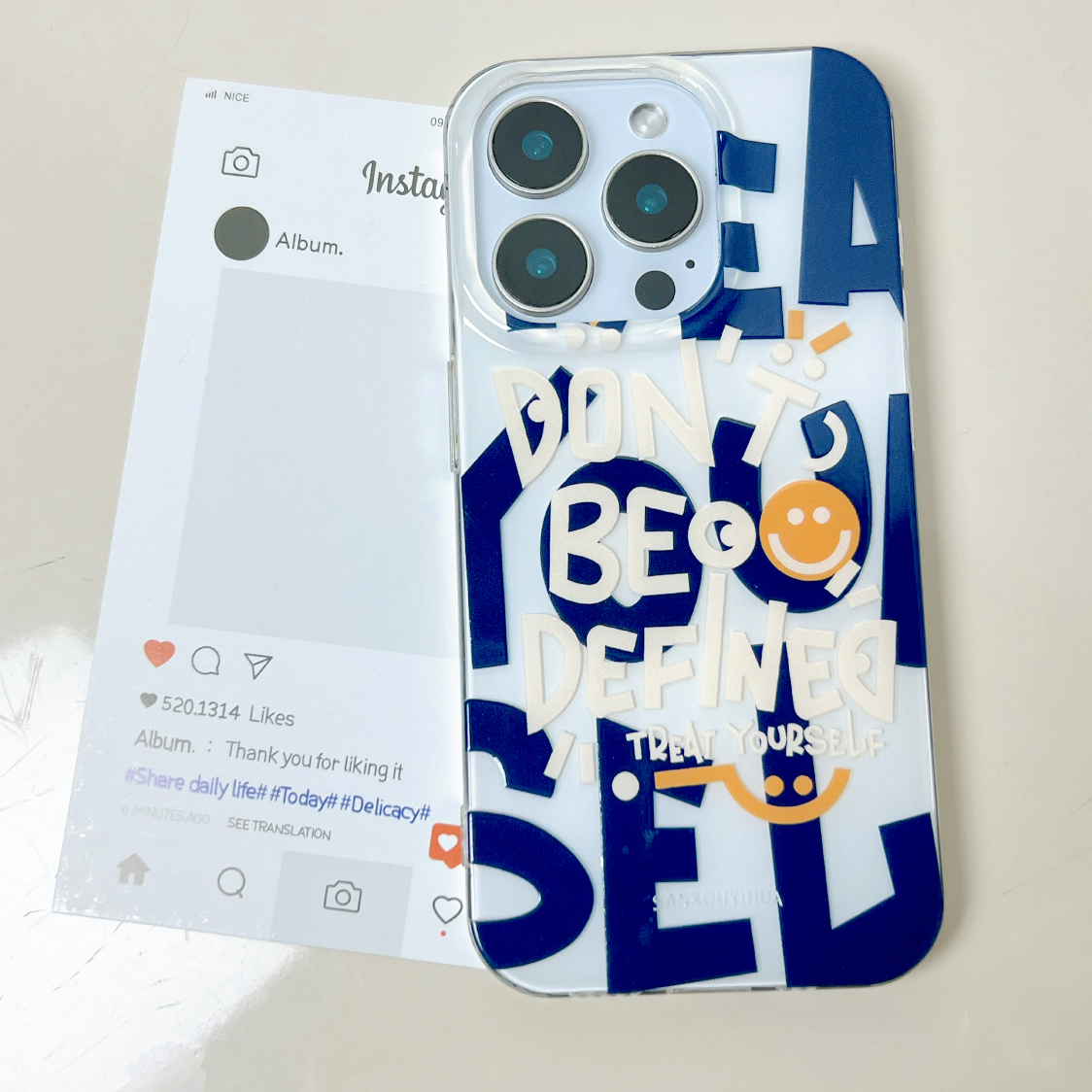 IMD手机壳ins创意趣味英文适用苹果16iPhone15华为小米oppovivo