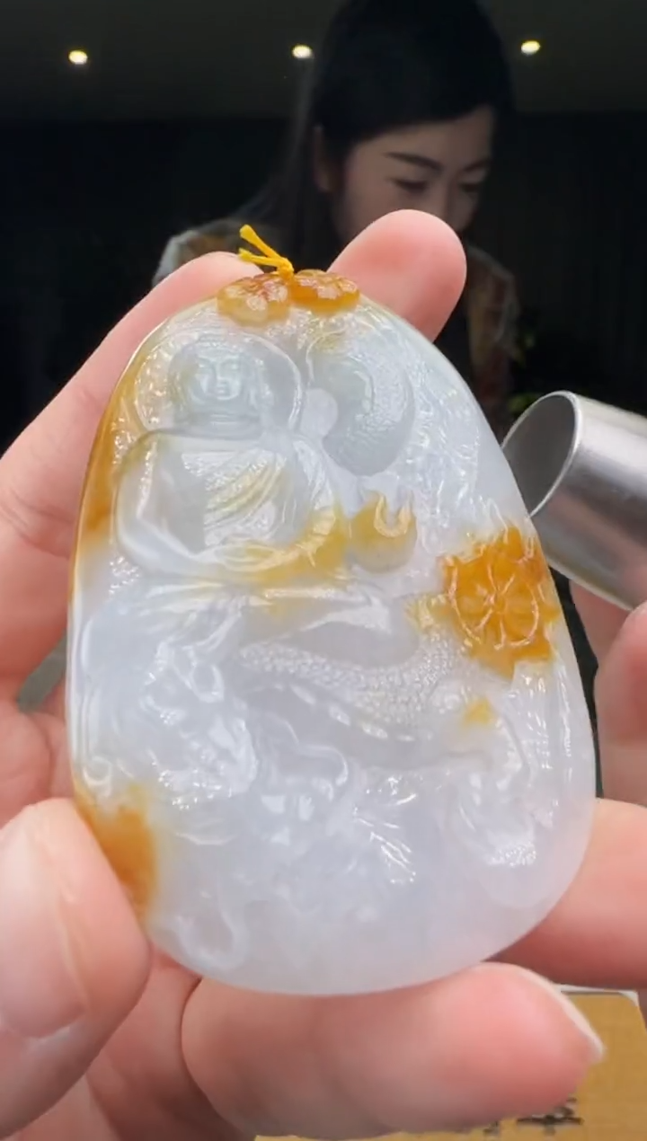 【闪购商品】翡翠吊坠(不含链)未镶嵌DY@@960Q3J12608