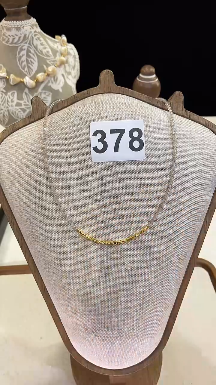 颈饰合金淡水珍珠378