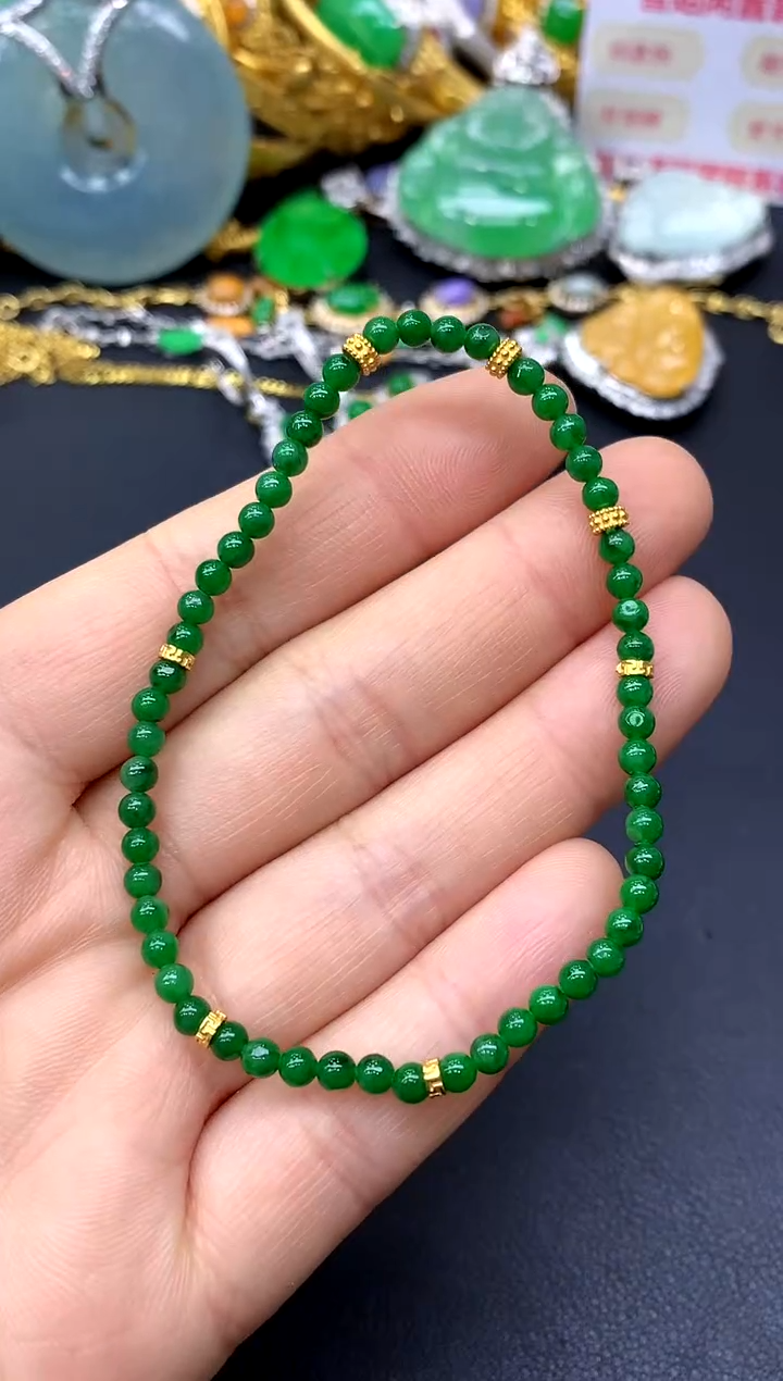 未镶嵌手链翡翠193-中国好珍宝