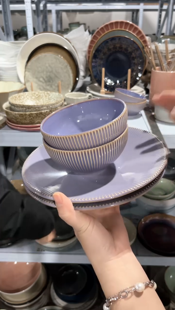 【闪购商品】瓷片外贸尾货瑕疵满20包邮X4 紫色四件套