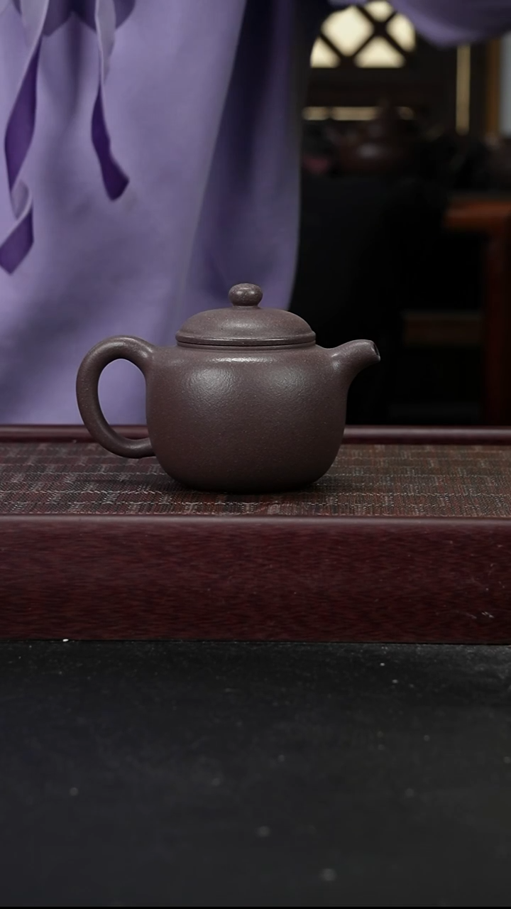 茶壶紫砂lzx全砂天青匏尊