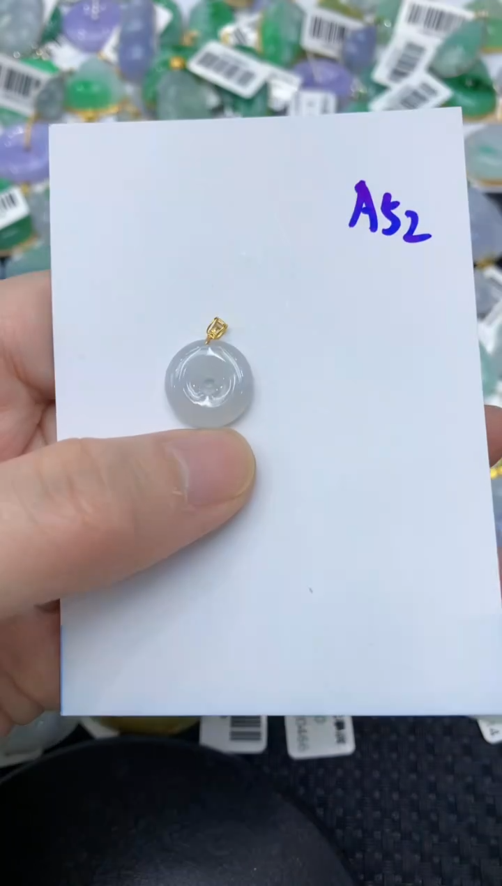 【闪购商品】翡翠颈饰18K金镶嵌11111111111