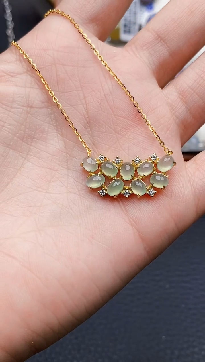 银S925镶嵌戒指翡翠0205