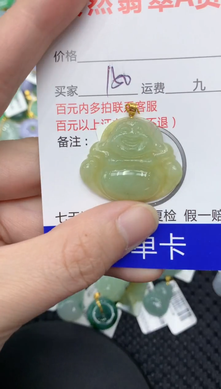 【闪购商品】翡翠颈饰18K金镶嵌11111111111