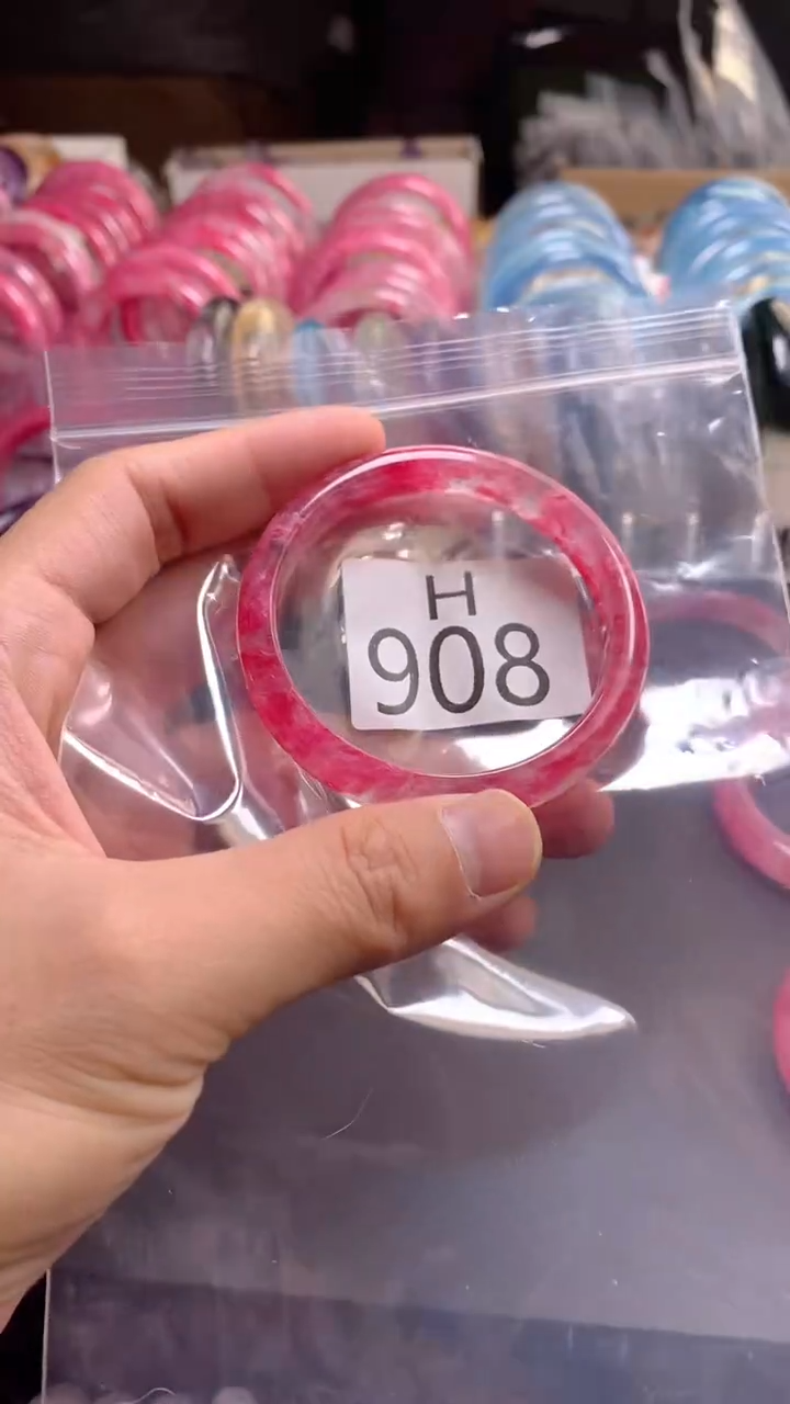 水晶手镯未镶嵌金**烤H-908-52