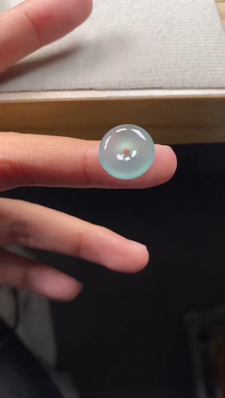 【闪购商品】翡翠颈饰未镶嵌翡翠冰晴平安扣