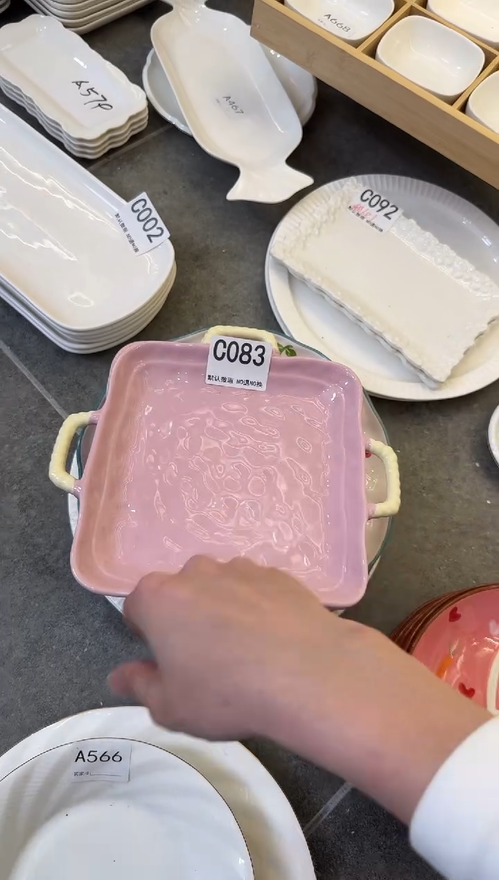 摆件陶C083   库存微瑕陶瓷餐具