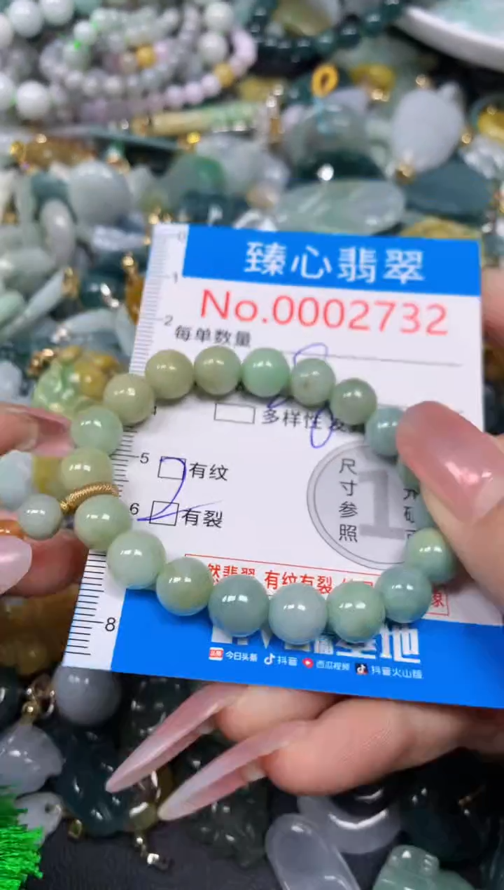 【闪购商品】翡翠颈饰未镶嵌含绳0002732