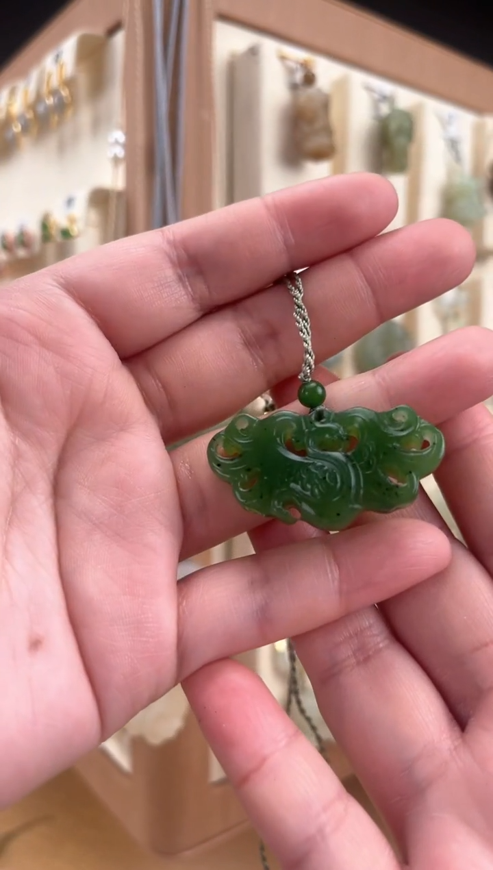 【闪购商品】和田玉颈饰未镶嵌凤凰吊坠