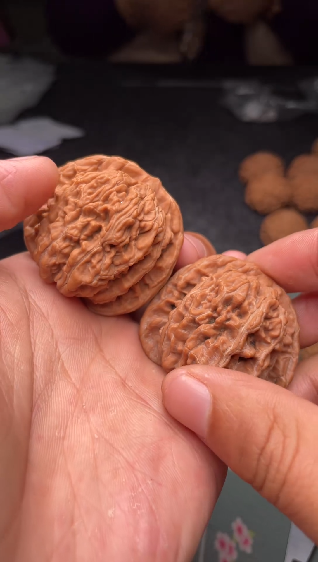 把件文玩核桃a318  楼子  43尺