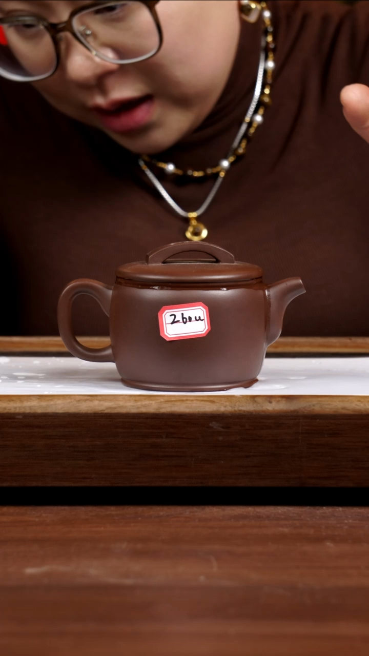 【闪购商品】紫砂茶壶80年代一厂老紫泥汉瓦270CC