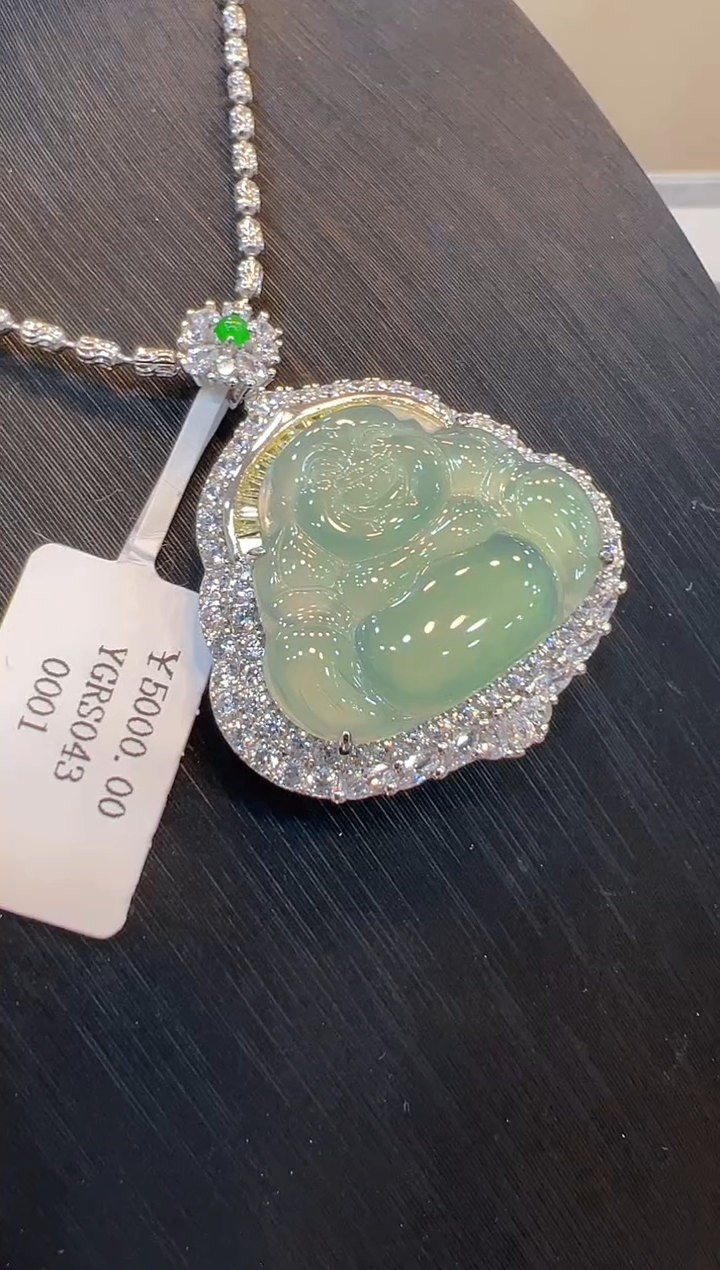 翡翠银S925镶嵌吊坠(不含链)多样性团购发一件（不含链）