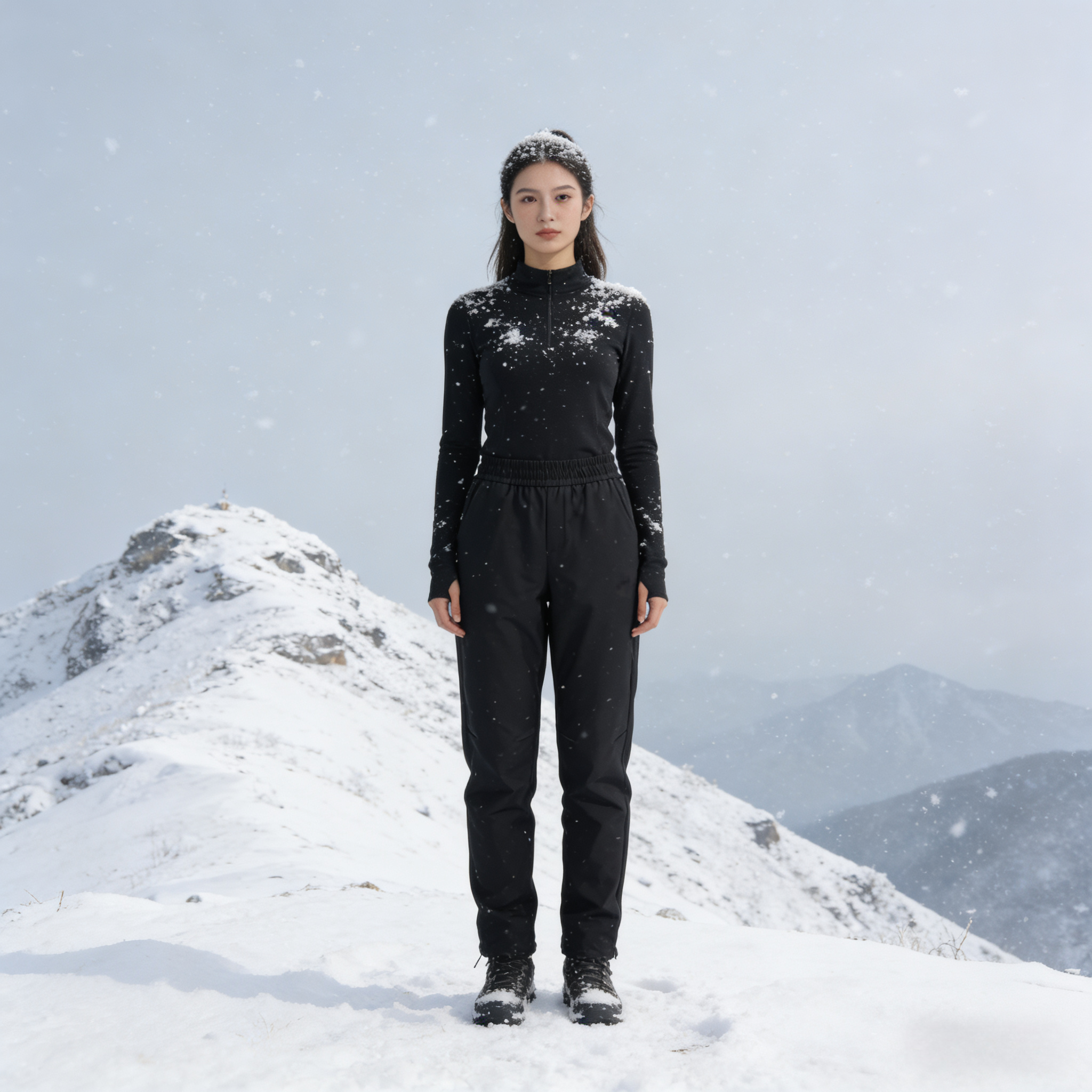 福利款 【开心专属】 ☞【扣号链接】  男女款同☞牦牛绒蓄温三防羽绒裤