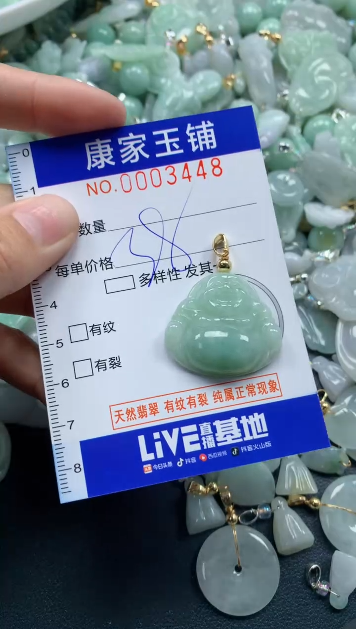 颈饰未镶嵌翡翠3448