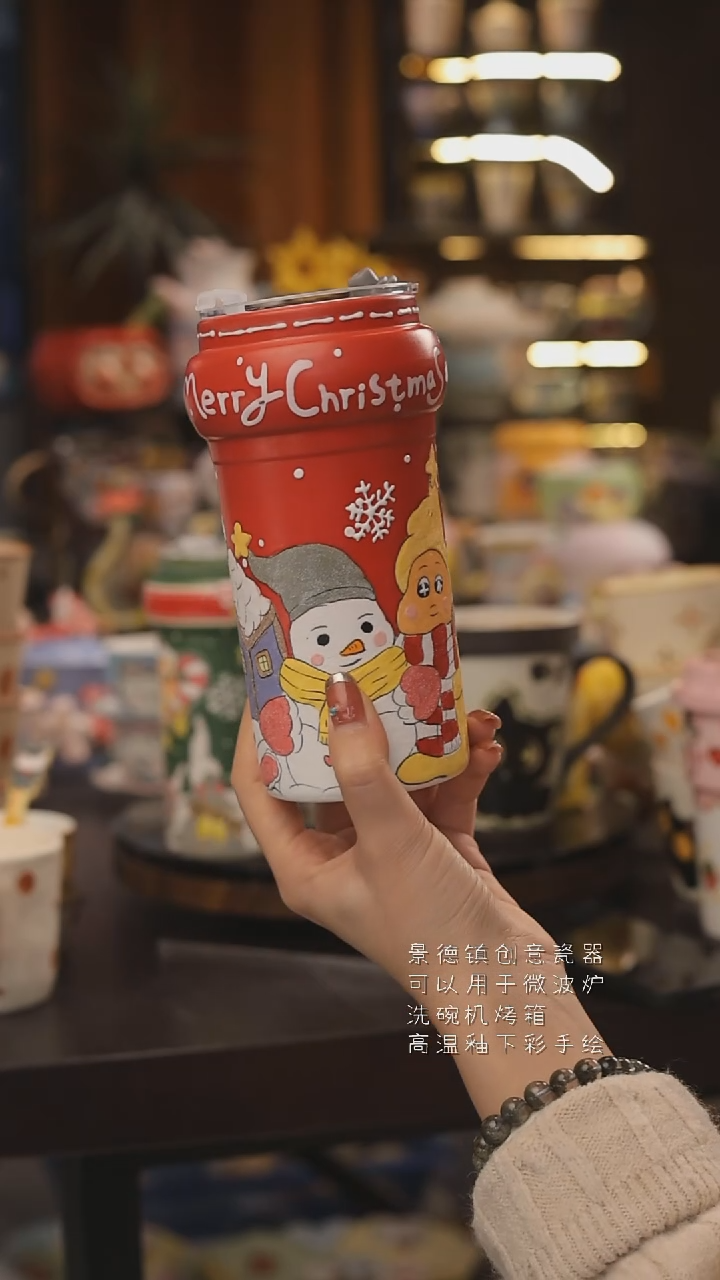 景德镇釉下彩绘设计师款式陶瓷