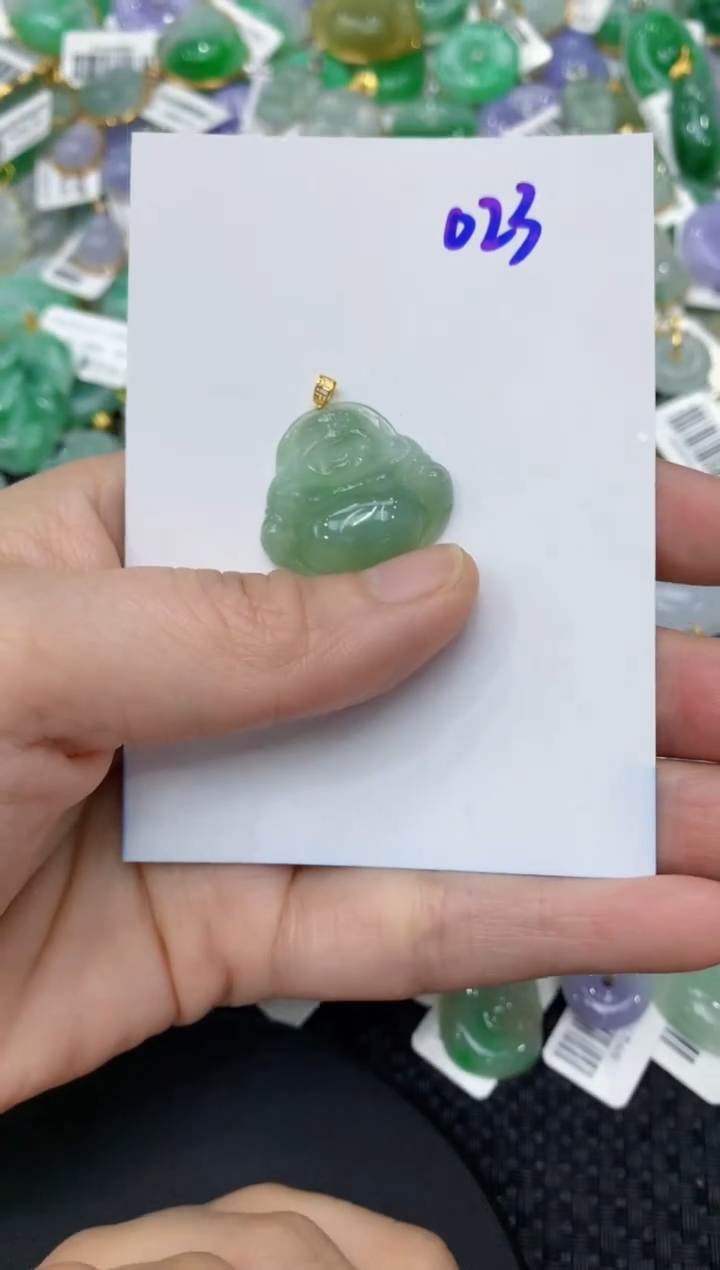 【闪购商品】翡翠颈饰18K金镶嵌11111111111