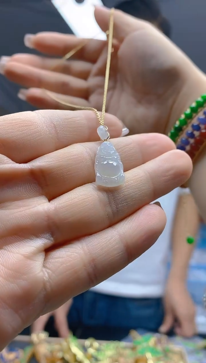 【闪购商品】翡翠耳饰合金177翡翠锁骨链