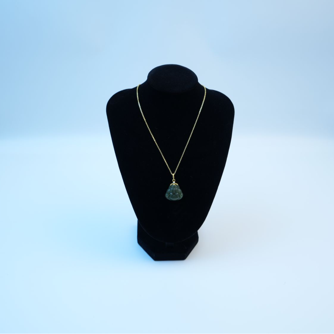 天然和田玉佛牌佛公祈福