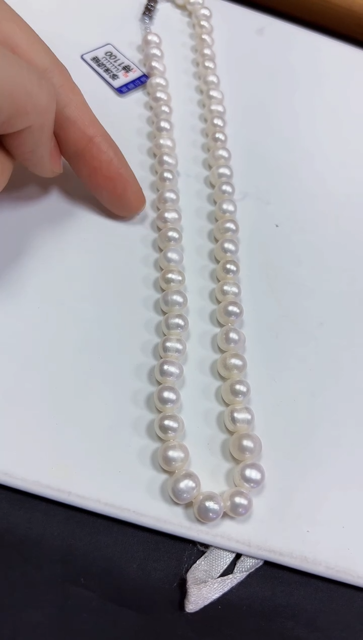 【闪购商品】淡水珍珠颈饰未镶嵌8-9