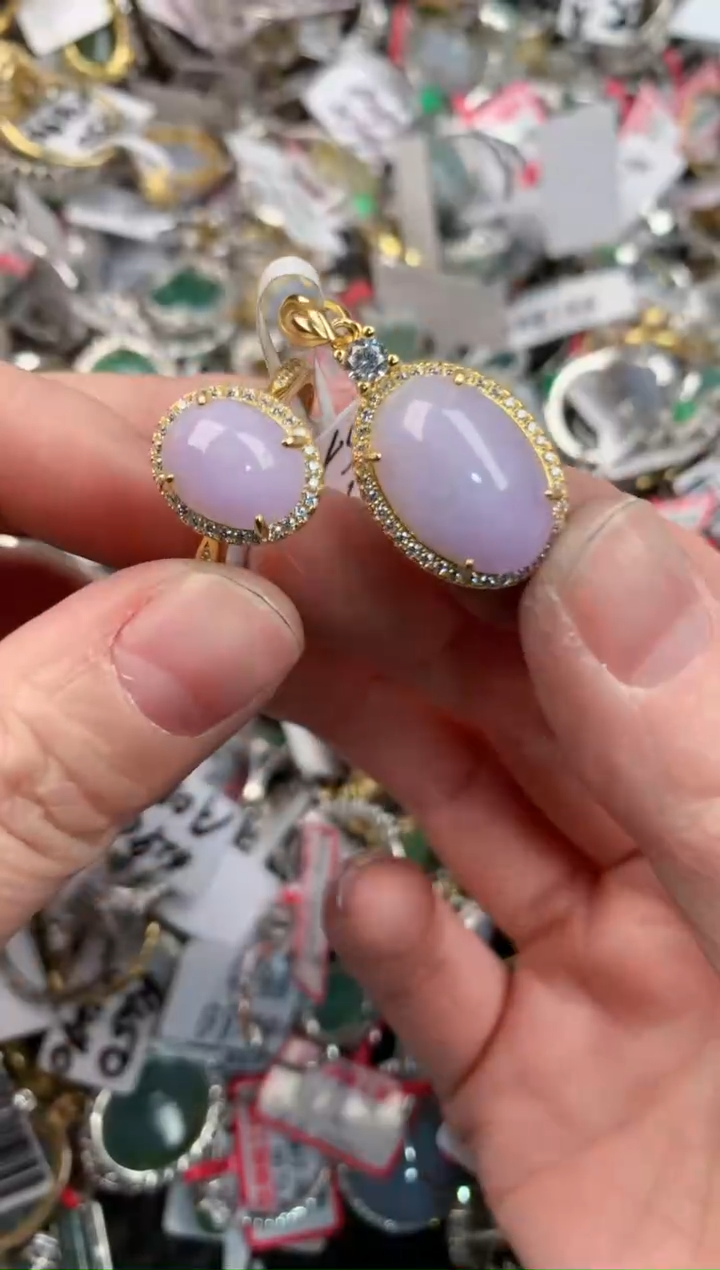 银S925镶嵌戒指翡翠11               9