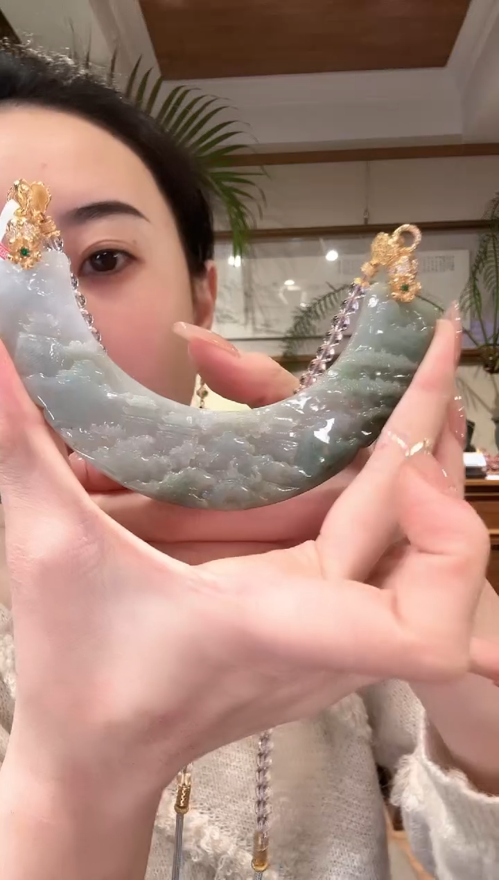 【闪购商品】翡翠颈饰未镶嵌国风