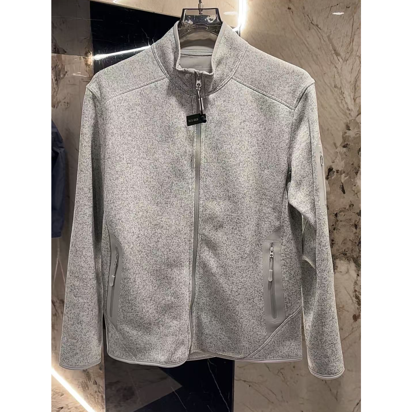 新品《小 S》男士立领全开衫外套时尚百搭休闲商务