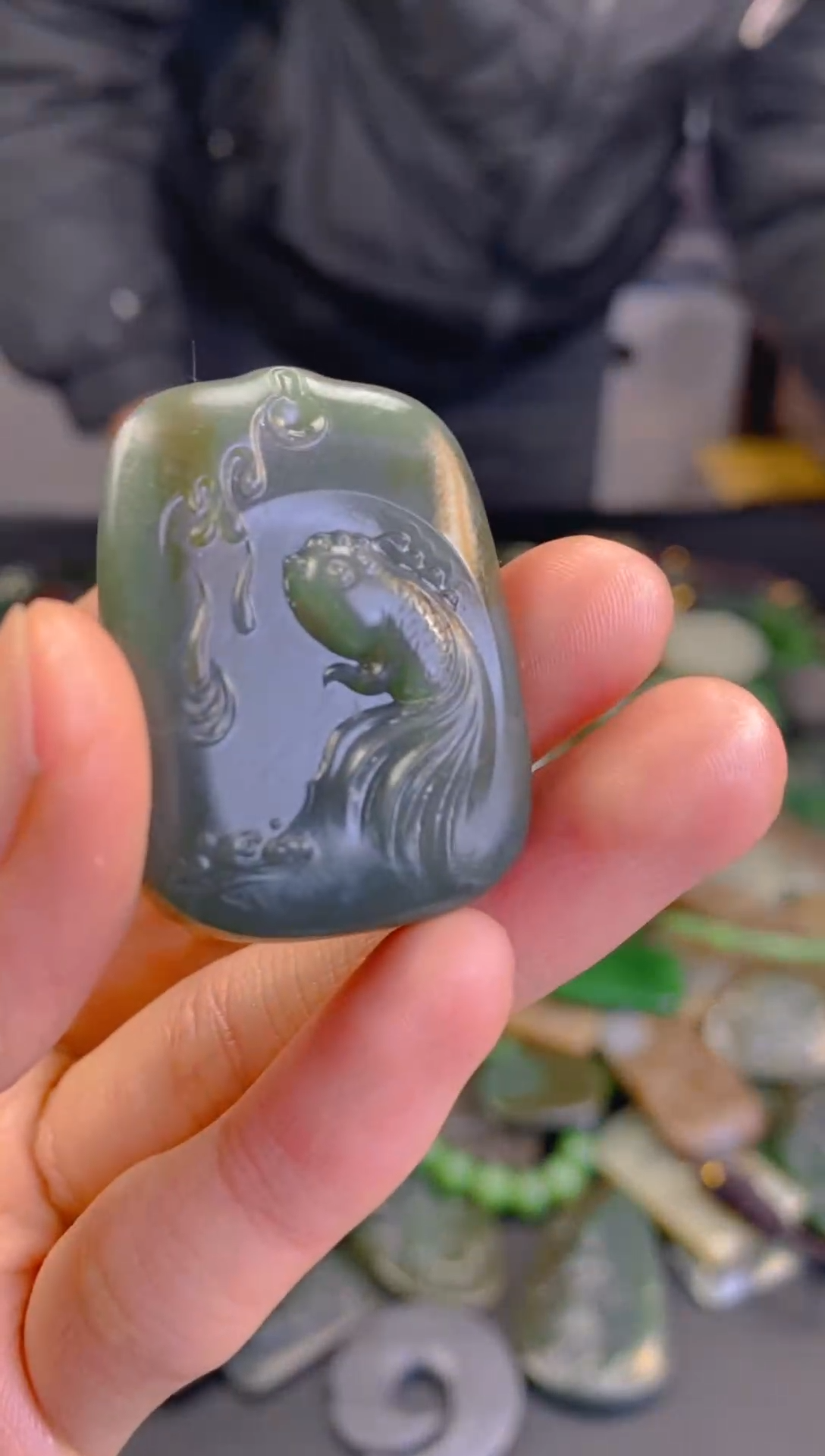 未镶嵌和田玉珠宝半成品1