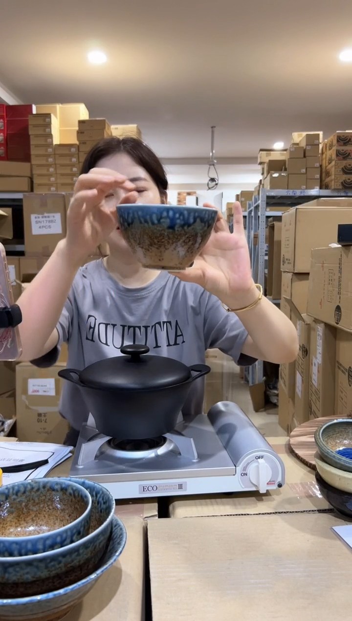 美浓烧青炎姫丼2个