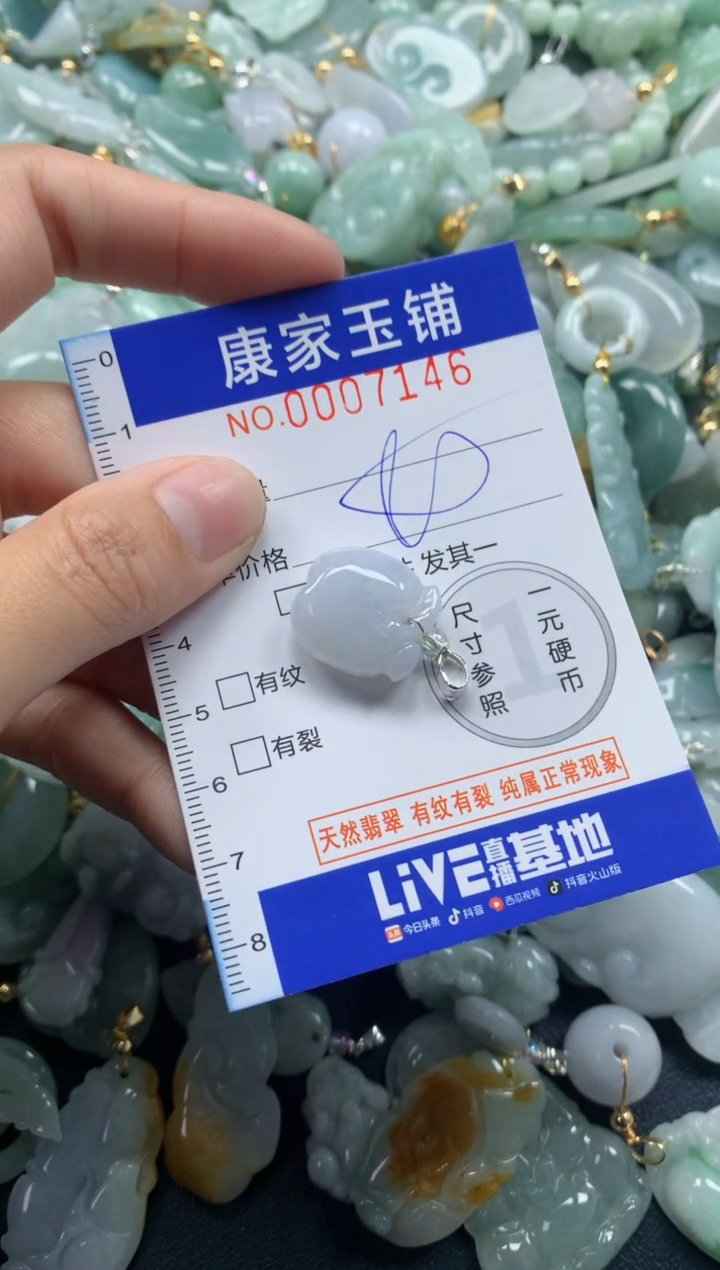 颈饰未镶嵌翡翠7146