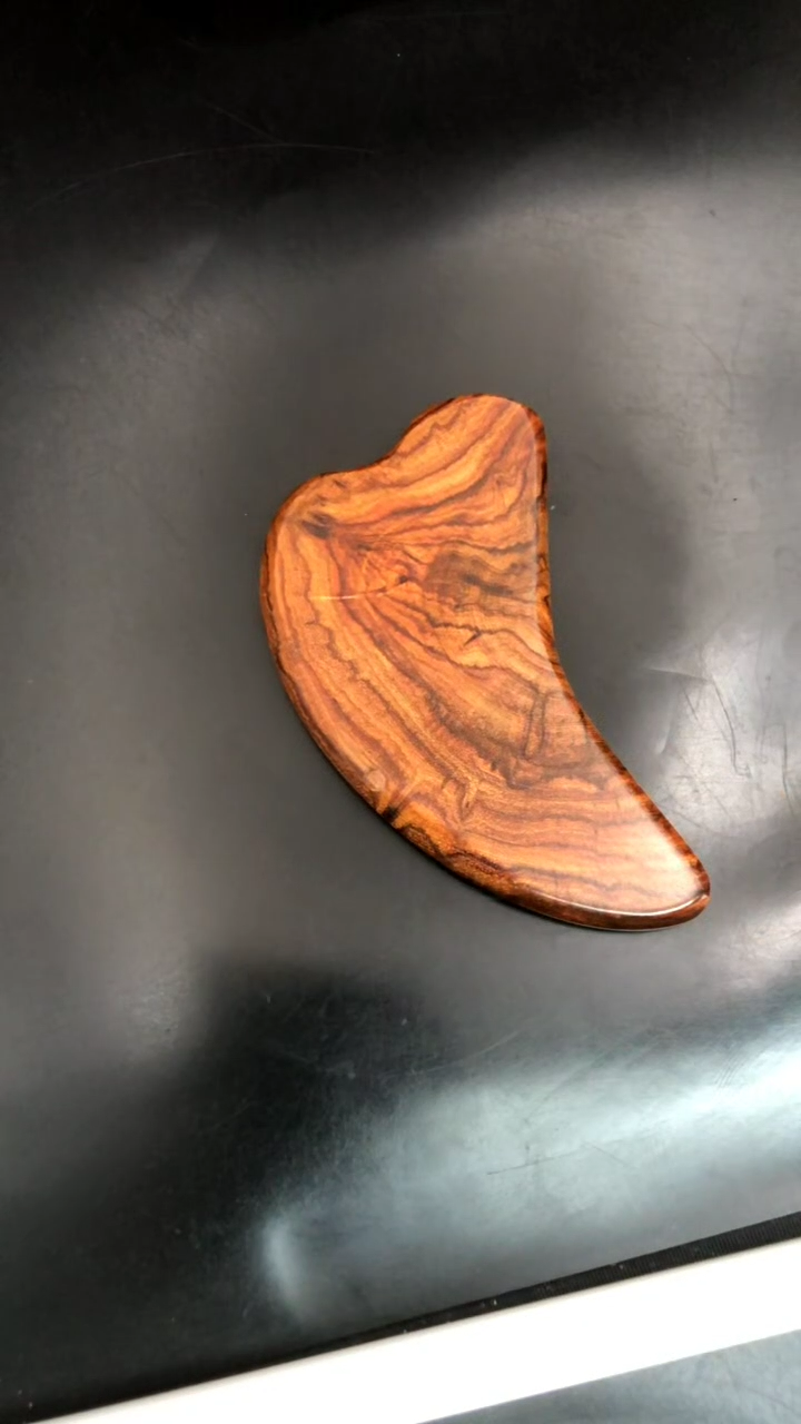 把件黄花梨/降香黄檀天***二海黄野料刮痧板把件