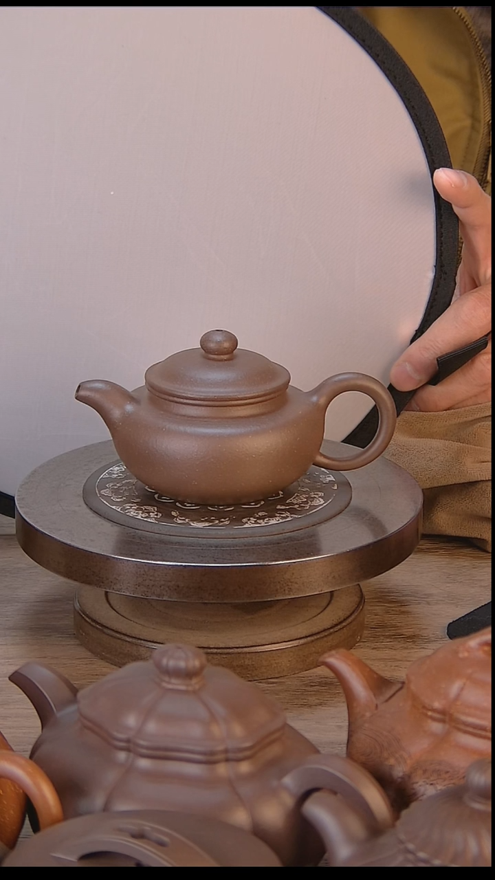 茶壶紫砂过**烟紫泥仿古