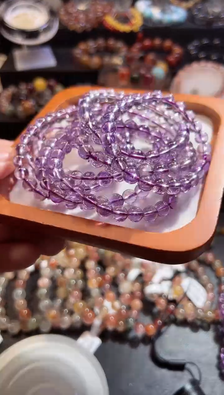 【闪购商品】水晶手链未镶嵌紫水多样发