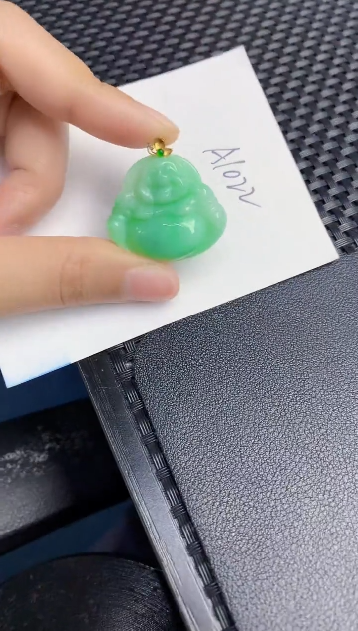 【闪购商品】翡翠颈饰18K金镶嵌000000000