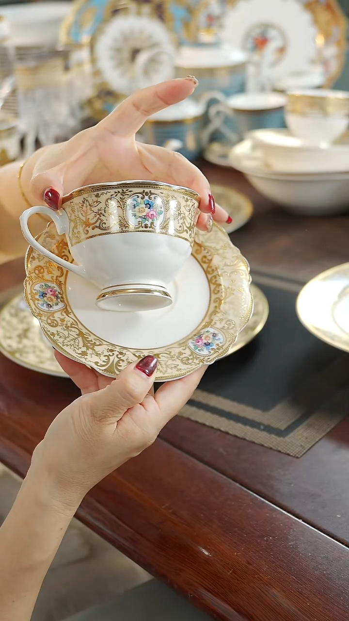 瓷片咖啡杯碟 微瑕 福利价
