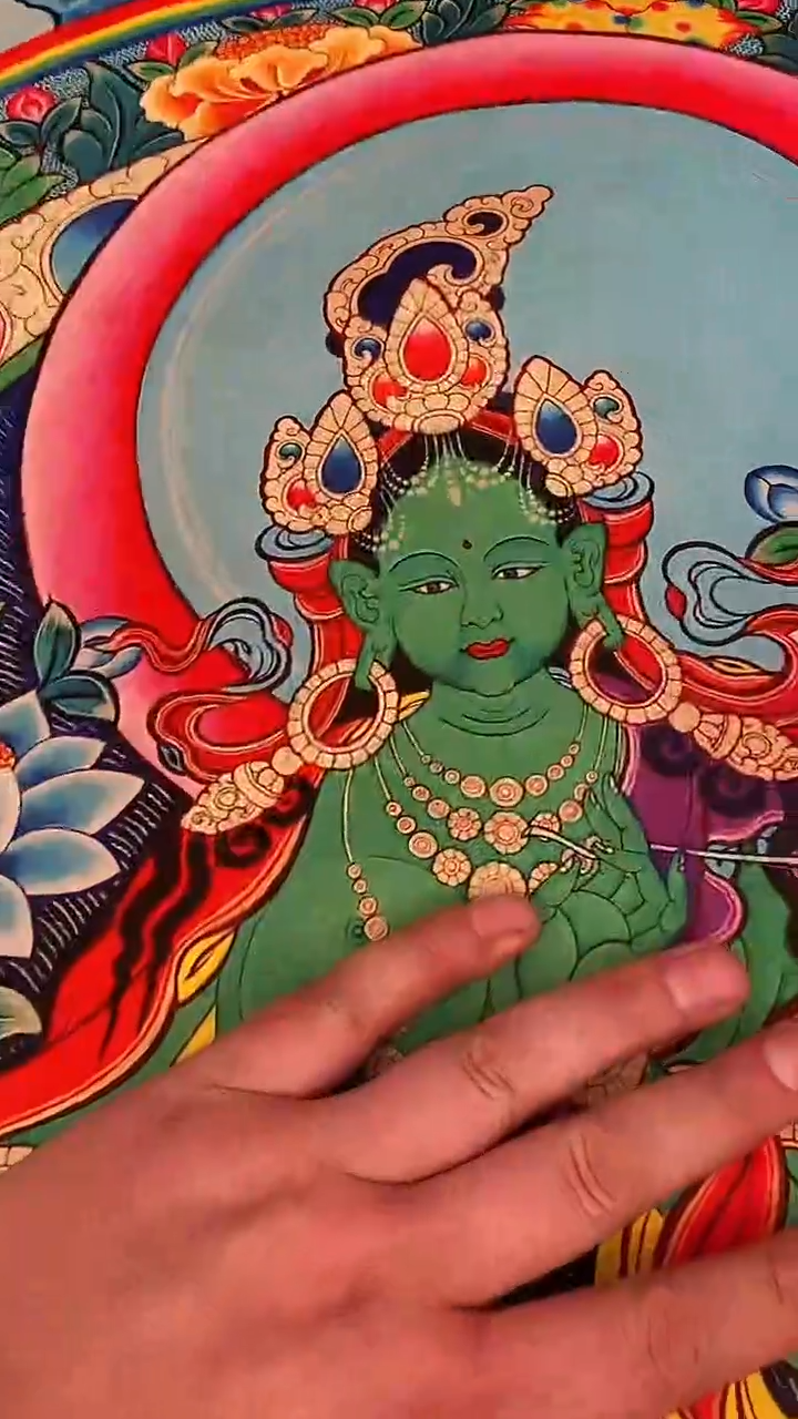 装裱画精美唐卡tk16149