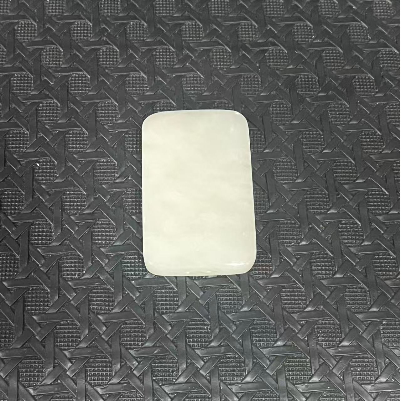 【温润和田白】新疆和田白玉平安无事牌多样性发一百搭时尚送绳