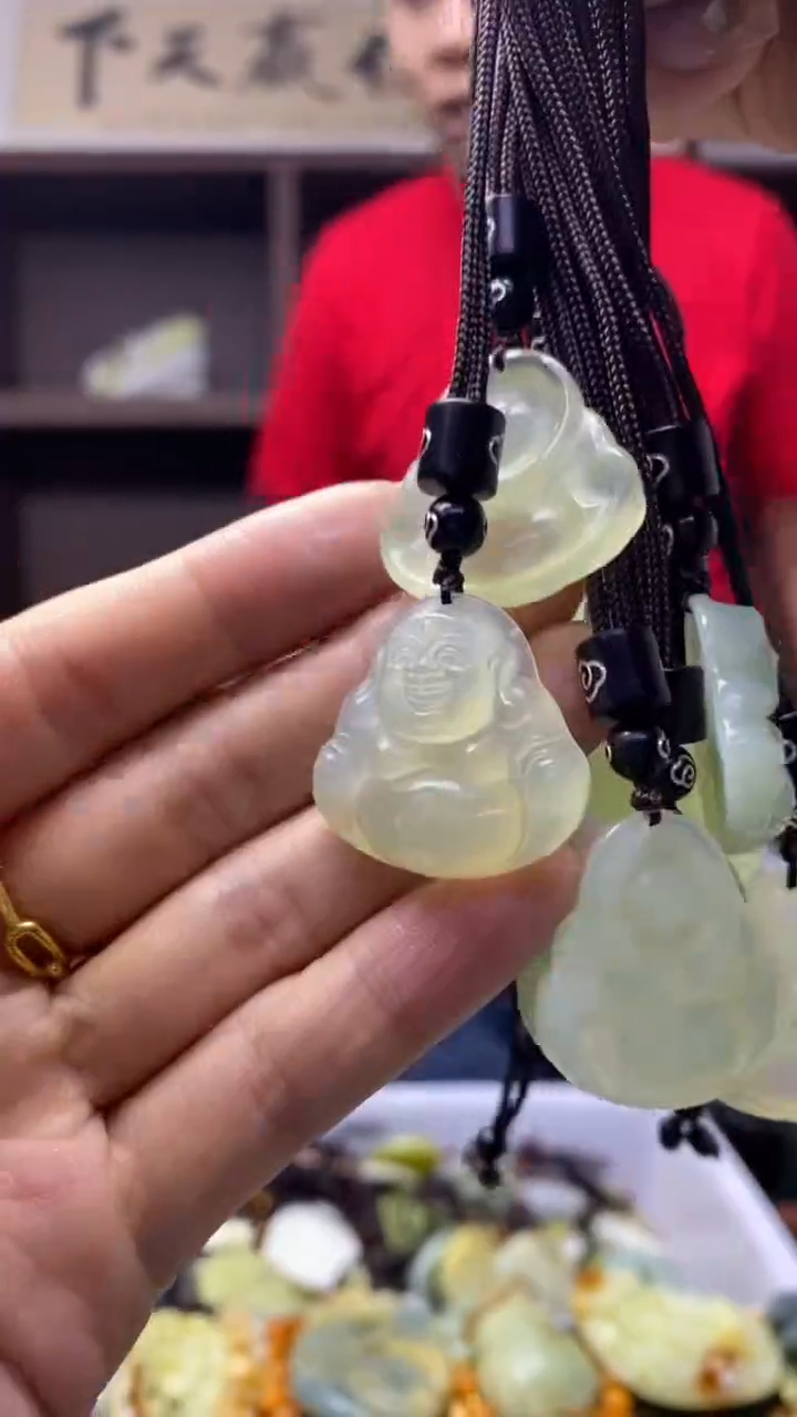 未镶嵌岫玉挂件多种样品发一单