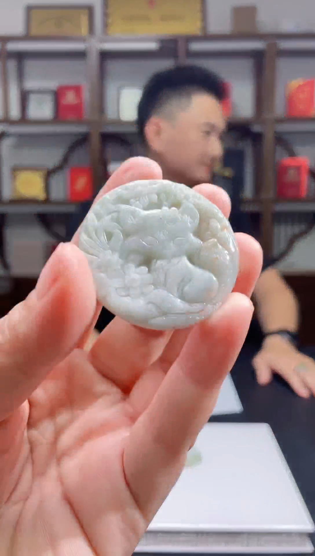 吊坠(不含链)未镶嵌翡翠天然A货翡翠多样性发其一JYZY-9.9/2-7