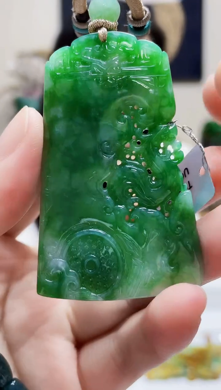 未镶嵌定制翡翠吊坠277