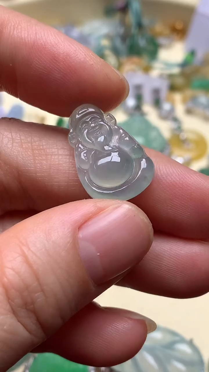 【闪购商品】翡翠裸石翡翠财神