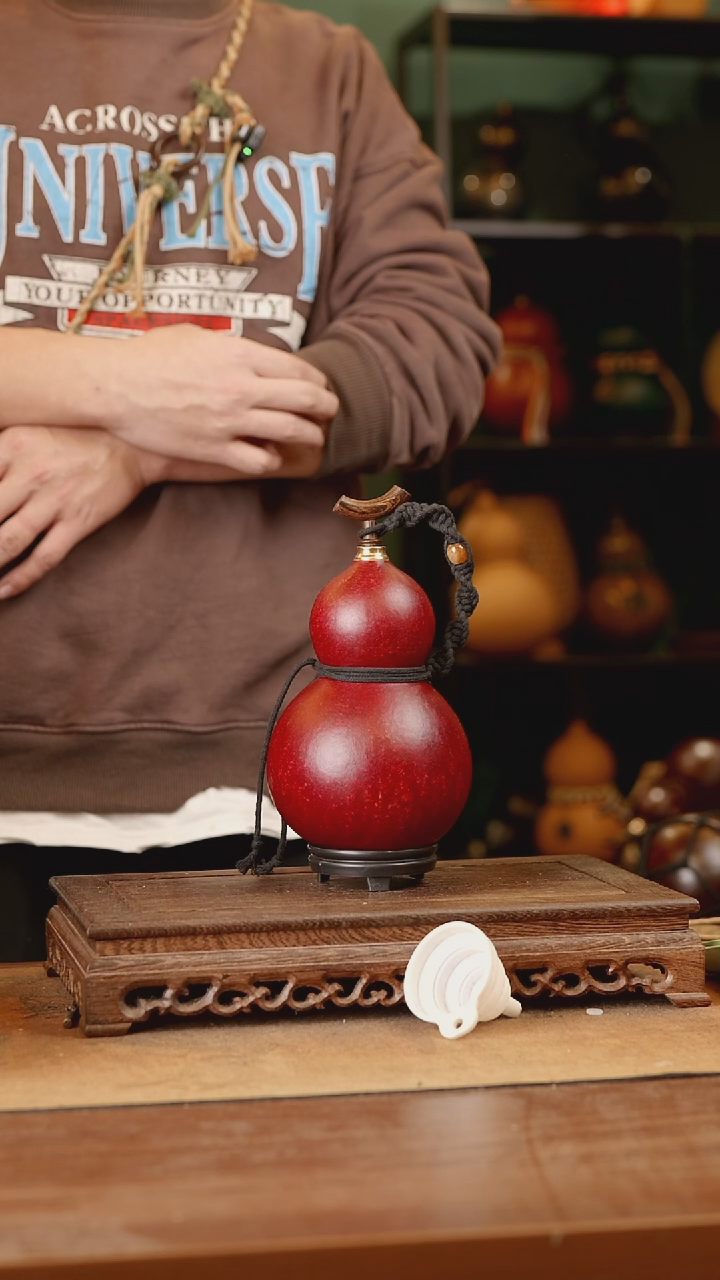 40号精品天然大漆酒葫芦一物一拍~