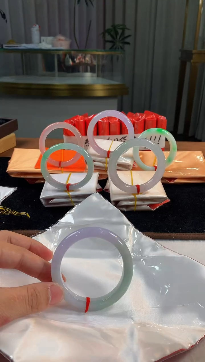 未镶嵌定制翡翠5073毛货不退不换54-55圈