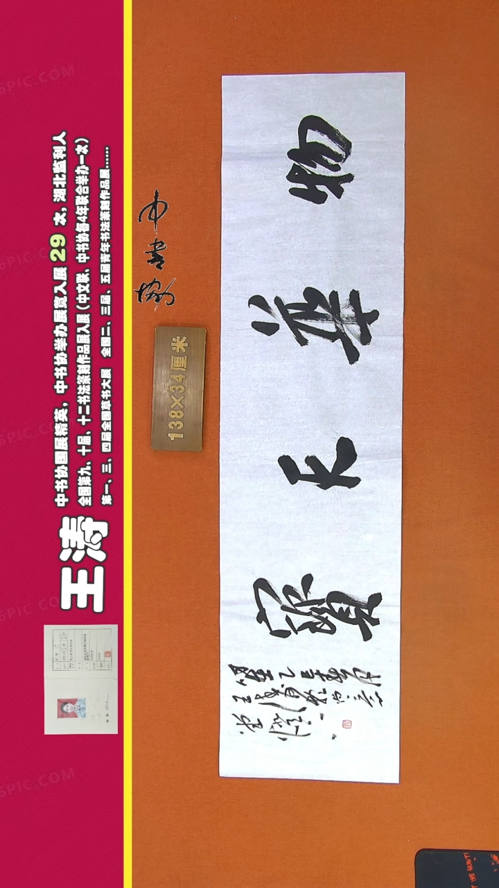 【闪购商品】书法212王涛书法作品