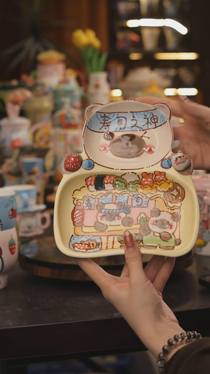 景德镇釉下彩绘设计师款式陶瓷