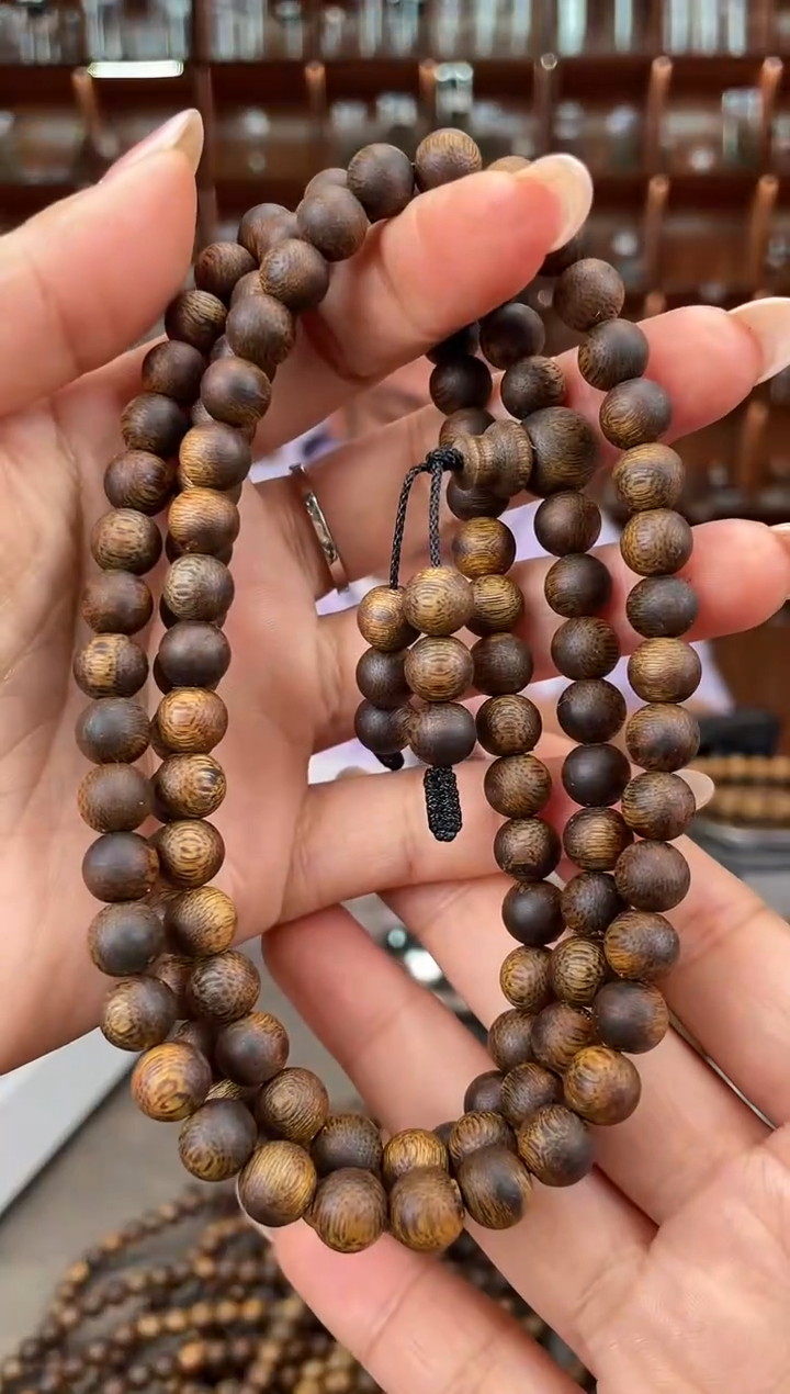 【闪购商品】沉香手串51号老料国香绿奇楠多样性发一条