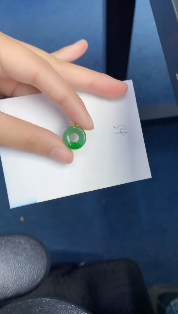 【闪购商品】翡翠颈饰18K金镶嵌000000000